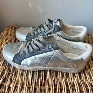 Vintage Havana Silver and Gray Sneakers
